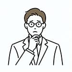 スーツ姿の男性のアイコン